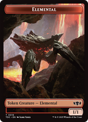Elemental (0016) // Gold Double-Sided Token [Tarkir: Dragonstorm Commander Tokens] | Game Master's Emporium (The New GME)