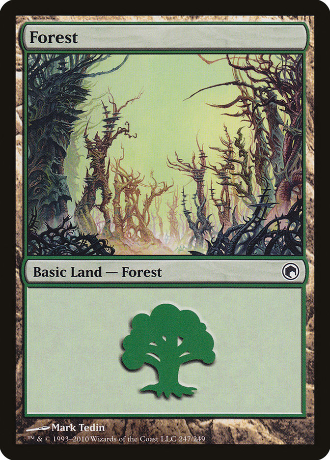 Forest (247) [Scars of Mirrodin] | Game Master's Emporium (The New GME)