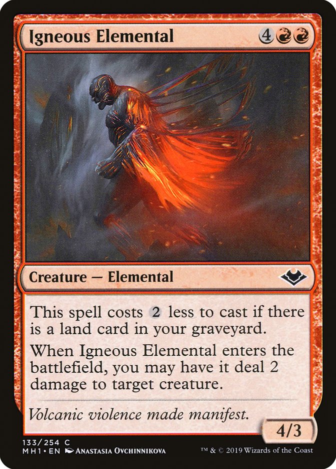 Igneous Elemental [Modern Horizons] | Game Master's Emporium (The New GME)
