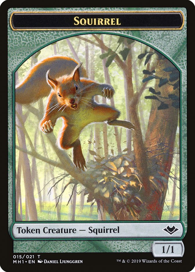 Illusion (005) // Squirrel (015) Double-Sided Token [Modern Horizons Tokens] | Game Master's Emporium (The New GME)