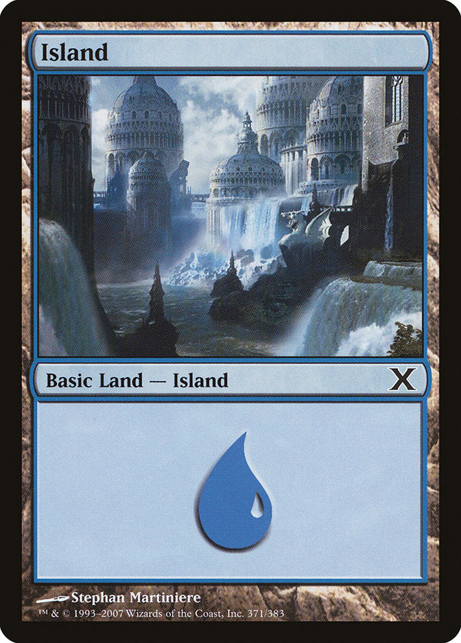 Island (371) [Tenth Edition] | Game Master's Emporium (The New GME)