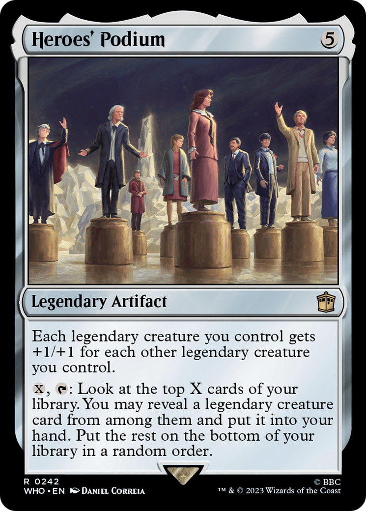 Heroes' Podium [Doctor Who] | Game Master's Emporium (The New GME)