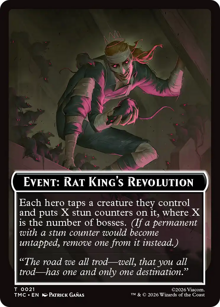 Event: Rat King's Revolution [Teenage Mutant Ninja Turtles Commander Tokens] | Game Master's Emporium (The New GME)