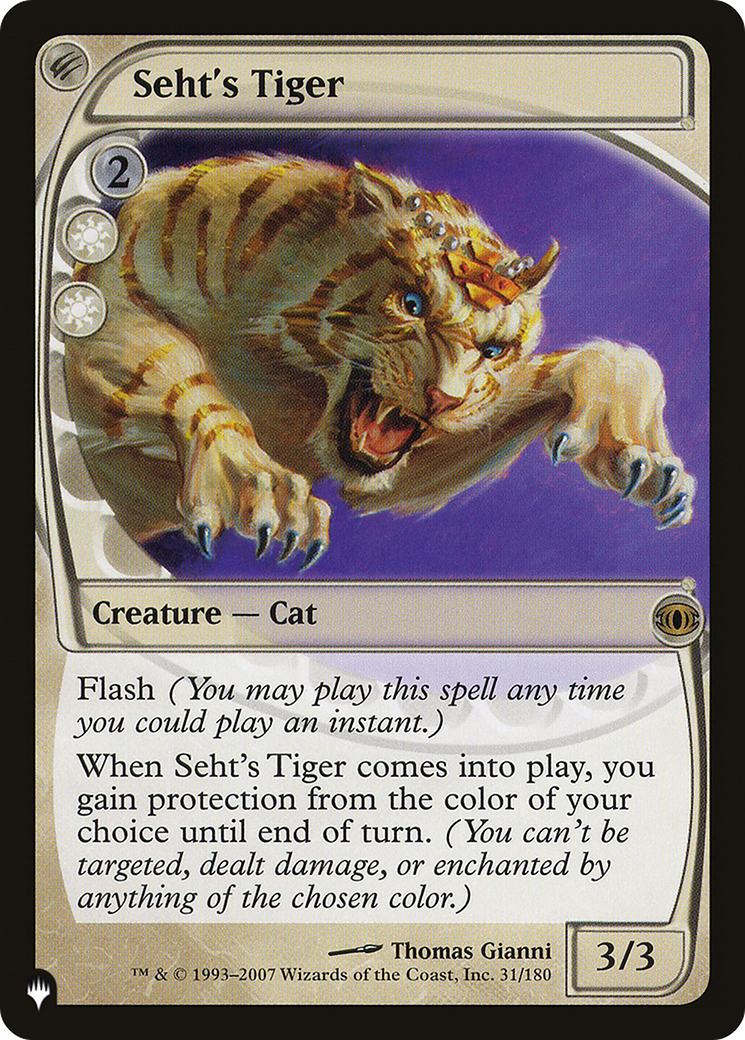 Seht's Tiger [The List] | Game Master's Emporium (The New GME)
