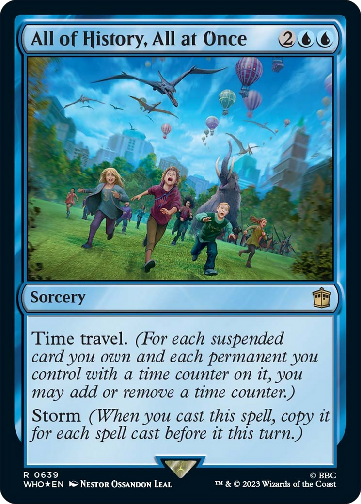 All of History, All at Once (Surge Foil) [Doctor Who] | Game Master's Emporium (The New GME)