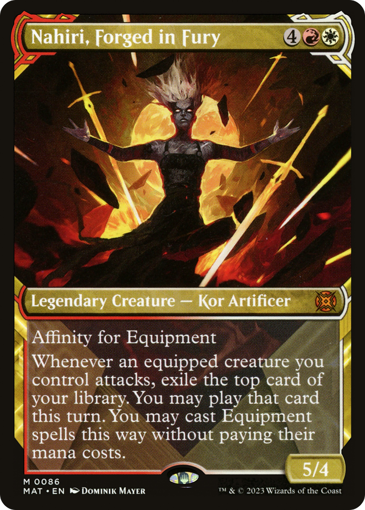 Nahiri, Forged in Fury (Showcase) [March of the Machine: The Aftermath] | Game Master's Emporium (The New GME)