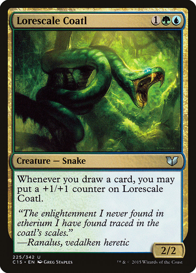 Lorescale Coatl [Commander 2015] | Game Master's Emporium (The New GME)