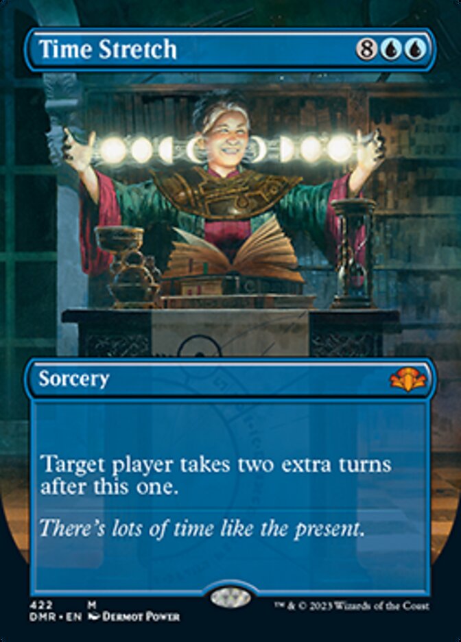 Time Stretch (Borderless Alternate Art) [Dominaria Remastered] | Game Master's Emporium (The New GME)