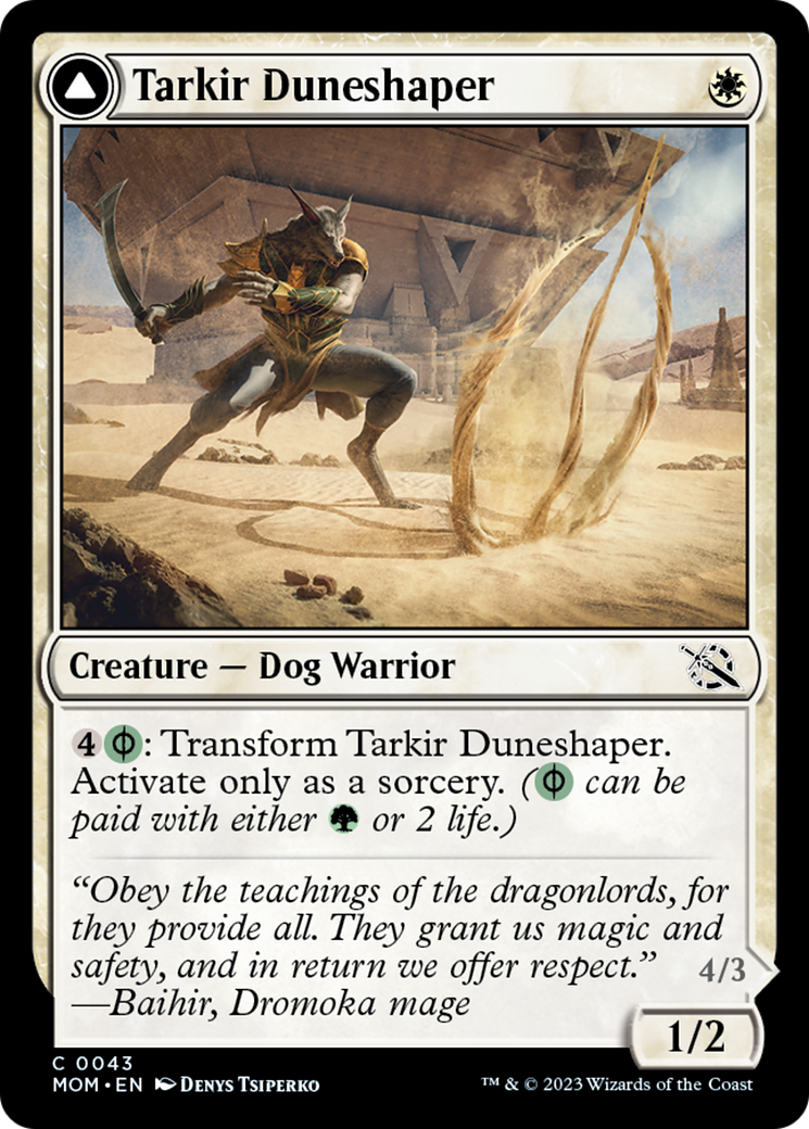 Tarkir Duneshaper // Burnished Dunestomper [March of the Machine] | Game Master's Emporium (The New GME)