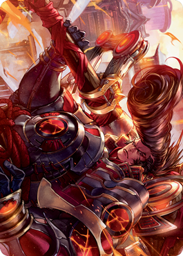 Upriser Renegade Art Card [Kamigawa: Neon Dynasty Art Series] | Game Master's Emporium (The New GME)