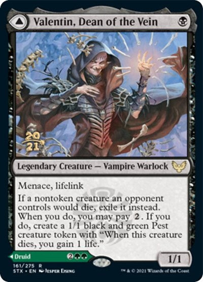 Valentin, Dean of the Vein // Lisette, Dean of the Root [Strixhaven: School of Mages Prerelease Promos] | Game Master's Emporium (The New GME)