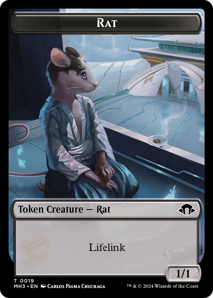 Eldrazi Spawn // Rat Double-Sided Token [Modern Horizons 3 Tokens] | Game Master's Emporium (The New GME)