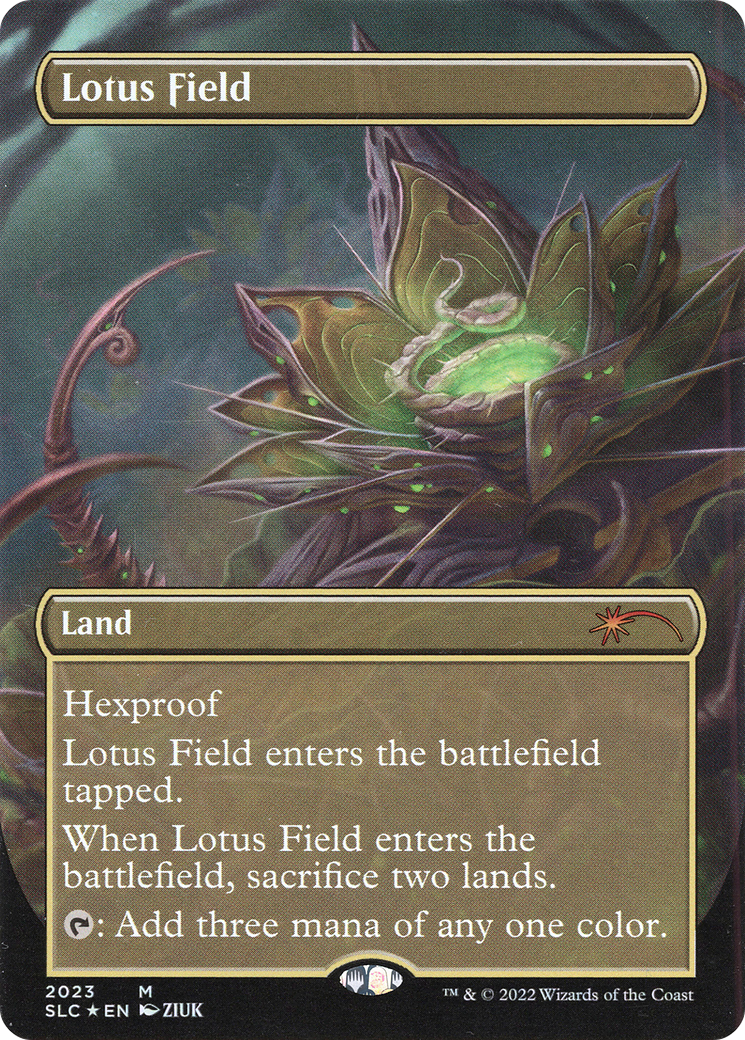Lotus Field (Borderless) [Secret Lair Countdown Kit] | Game Master's Emporium (The New GME)