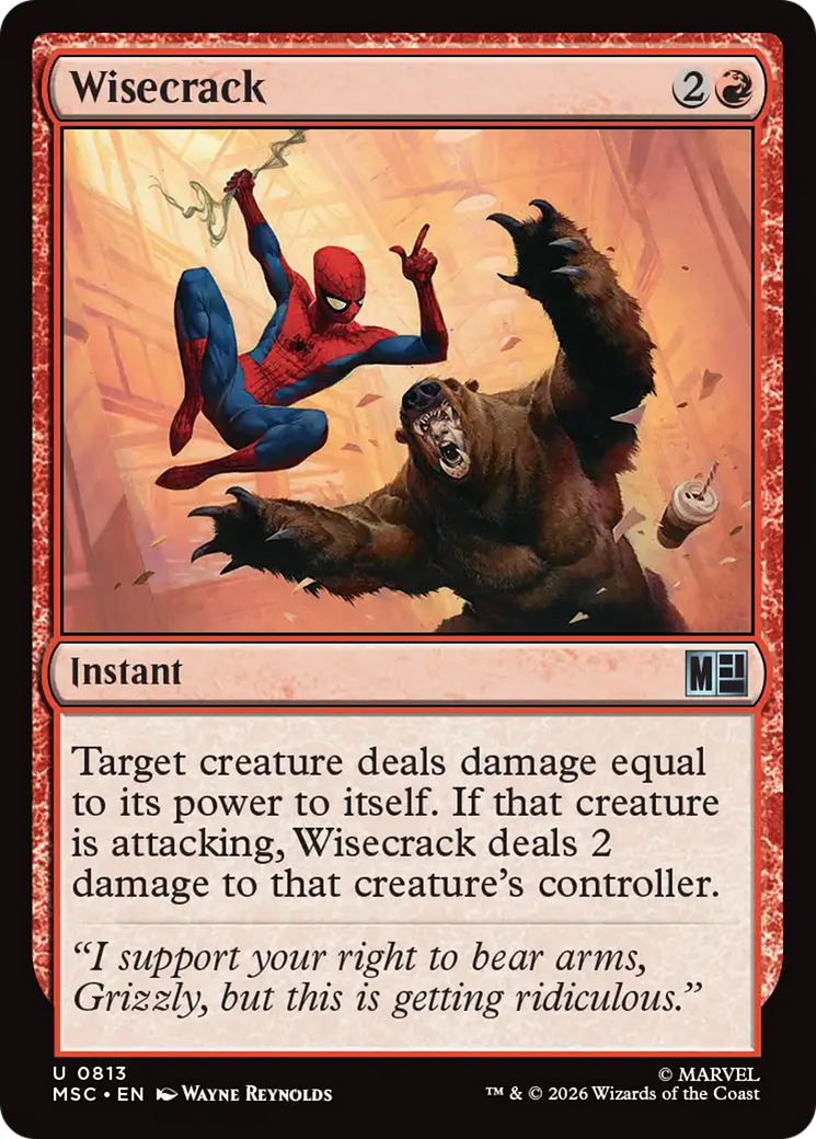 Wisecrack [Marvel Super Heroes Commander] | Game Master's Emporium (The New GME)