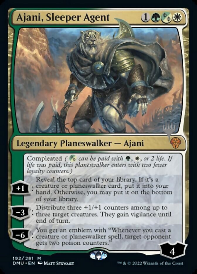 Ajani, Sleeper Agent (Promo Pack) [Dominaria United Promos] | Game Master's Emporium (The New GME)