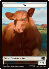 Ox (007) // Construct (014) Double-Sided Token [Marvel Super Heroes Commander Tokens] | Game Master's Emporium (The New GME)
