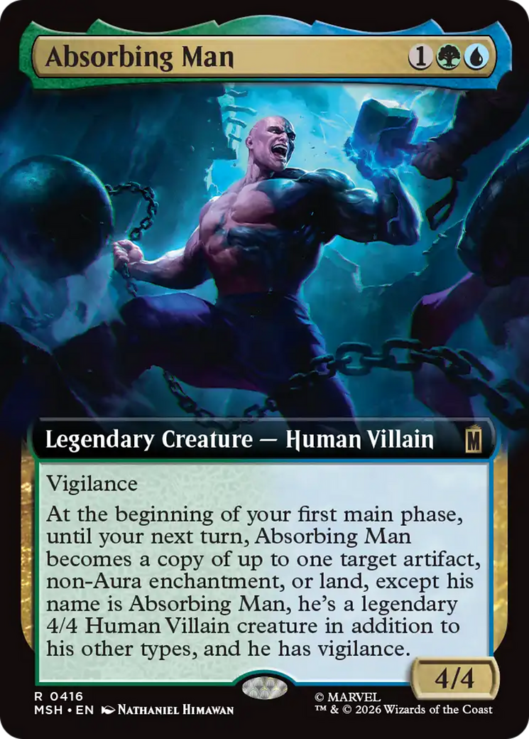 Absorbing Man (Extended Art) [Marvel Super Heroes] | Game Master's Emporium (The New GME)