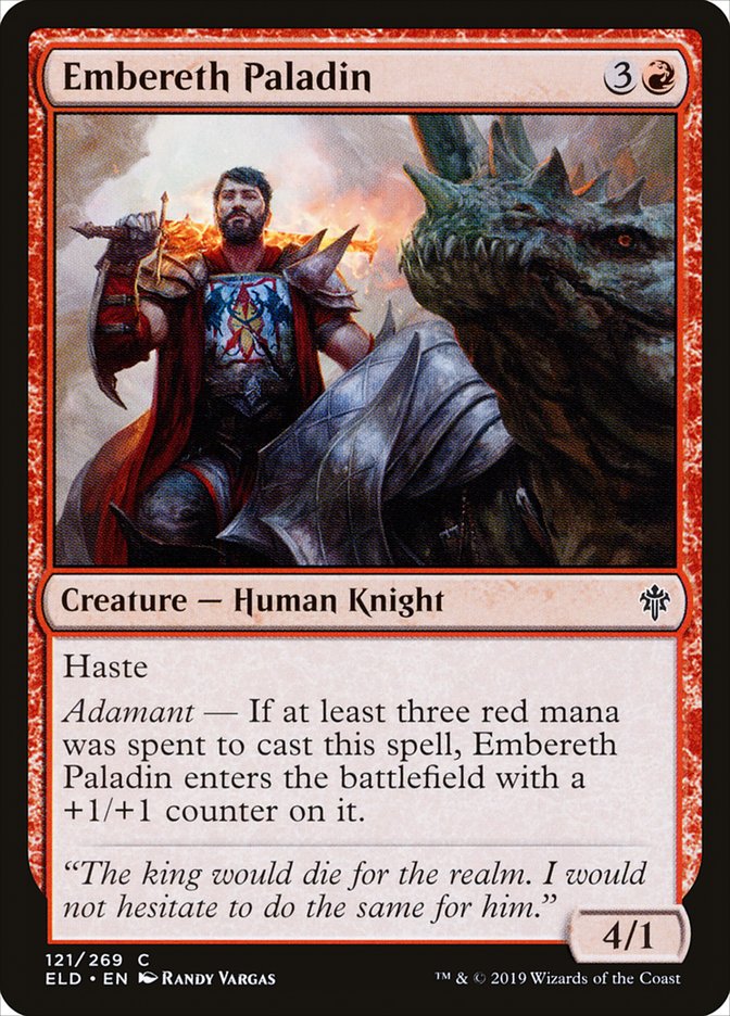 Embereth Paladin [Throne of Eldraine] | Game Master's Emporium (The New GME)