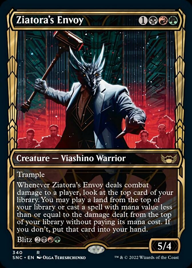 Ziatora's Envoy (Showcase Golden Age) [Streets of New Capenna] | Game Master's Emporium (The New GME)