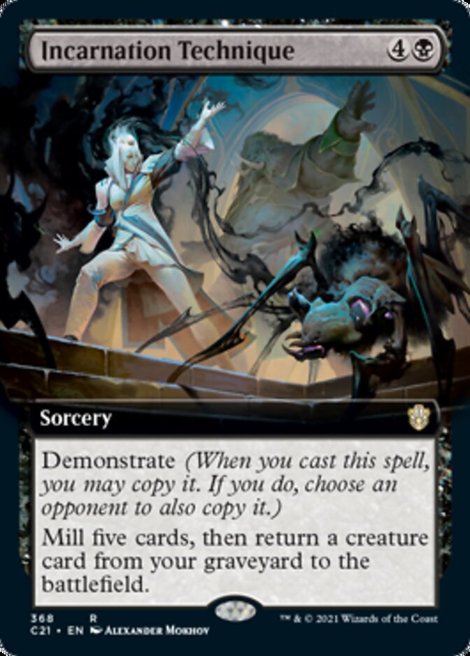Incarnation Technique (Extended Art) [Commander 2021] | Game Master's Emporium (The New GME)