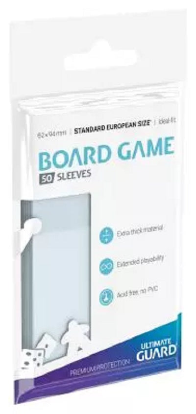 Ultimate Guard 50 Premium Standard European Sleeves Matte 62mm x 94mm | Game Master's Emporium (The New GME)