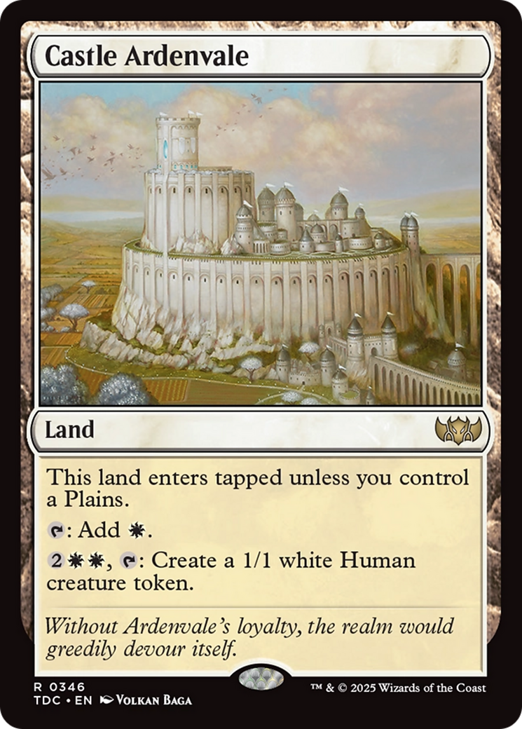 Castle Ardenvale [Tarkir: Dragonstorm Commander] | Game Master's Emporium (The New GME)