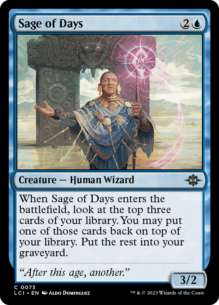 Sage of Days [The Lost Caverns of Ixalan] | Game Master's Emporium (The New GME)