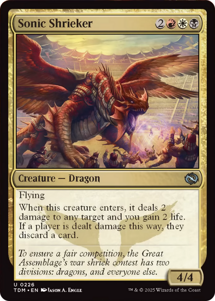 Sonic Shrieker [Tarkir: Dragonstorm] | Game Master's Emporium (The New GME)