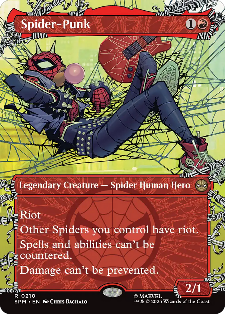 Spider-Punk (0210) (Borderless) [Marvel's Spider-Man] | Game Master's Emporium (The New GME)