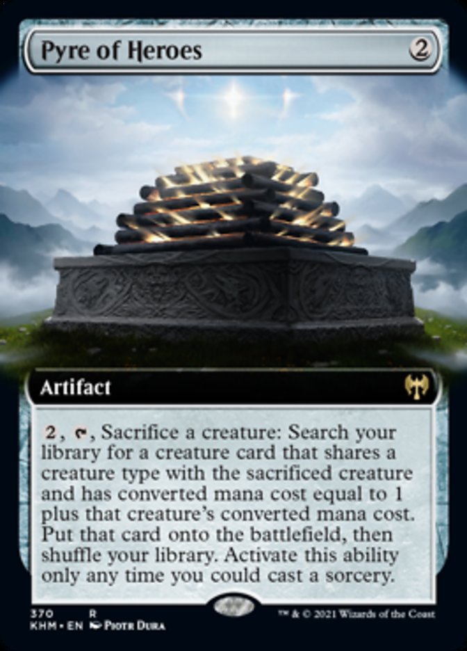 Pyre of Heroes (Extended Art) [Kaldheim] | Game Master's Emporium (The New GME)