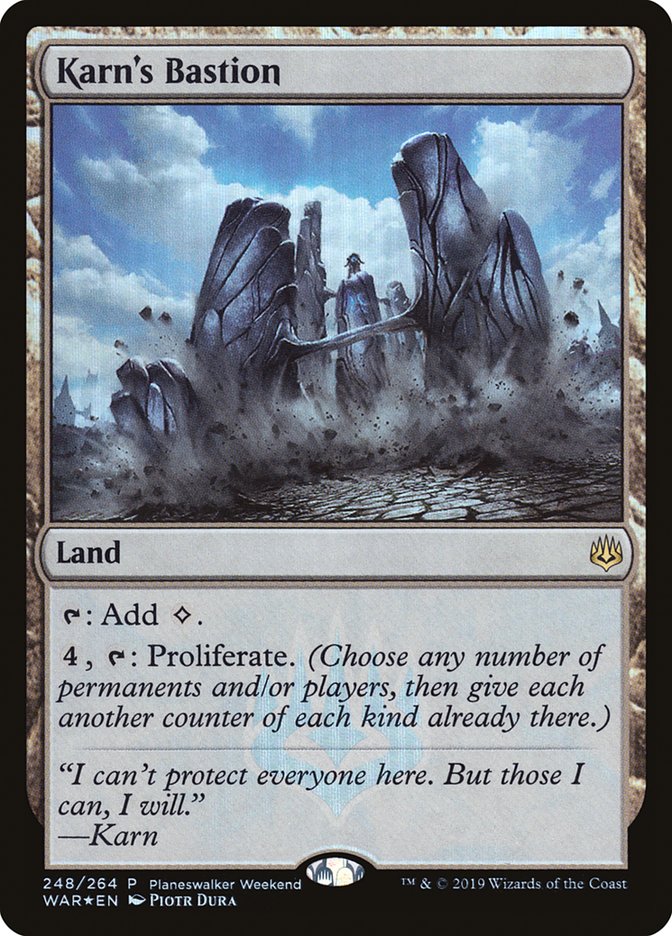Karn's Bastion (Planeswalker Weekend) [War of the Spark Promos] | Game Master's Emporium (The New GME)
