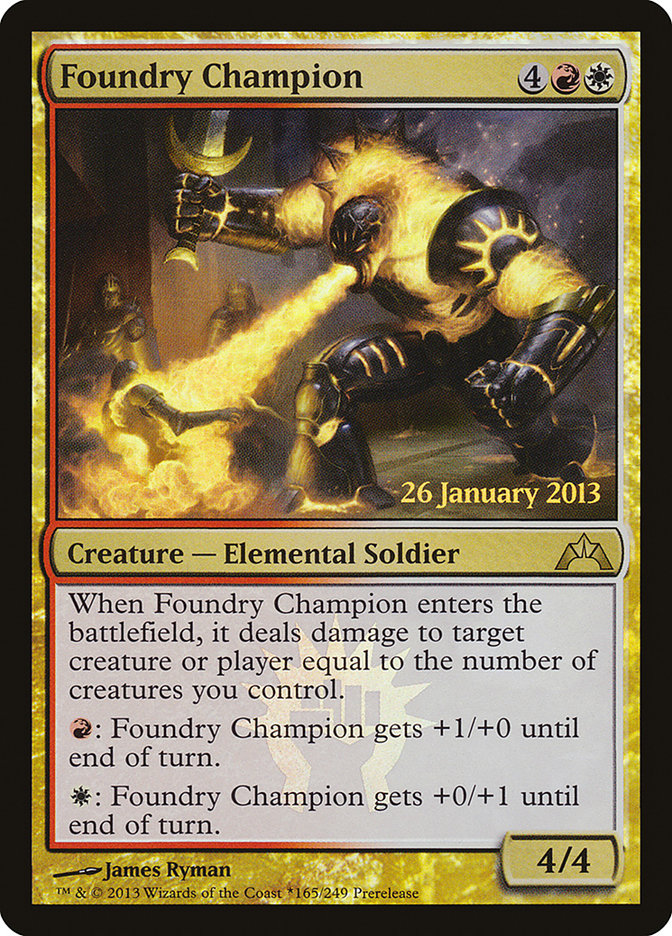 Foundry Champion [Gatecrash Prerelease Promos] | Game Master's Emporium (The New GME)