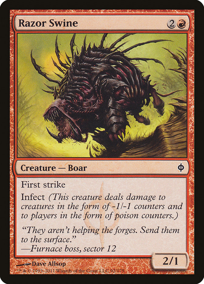 Razor Swine [New Phyrexia] | Game Master's Emporium (The New GME)