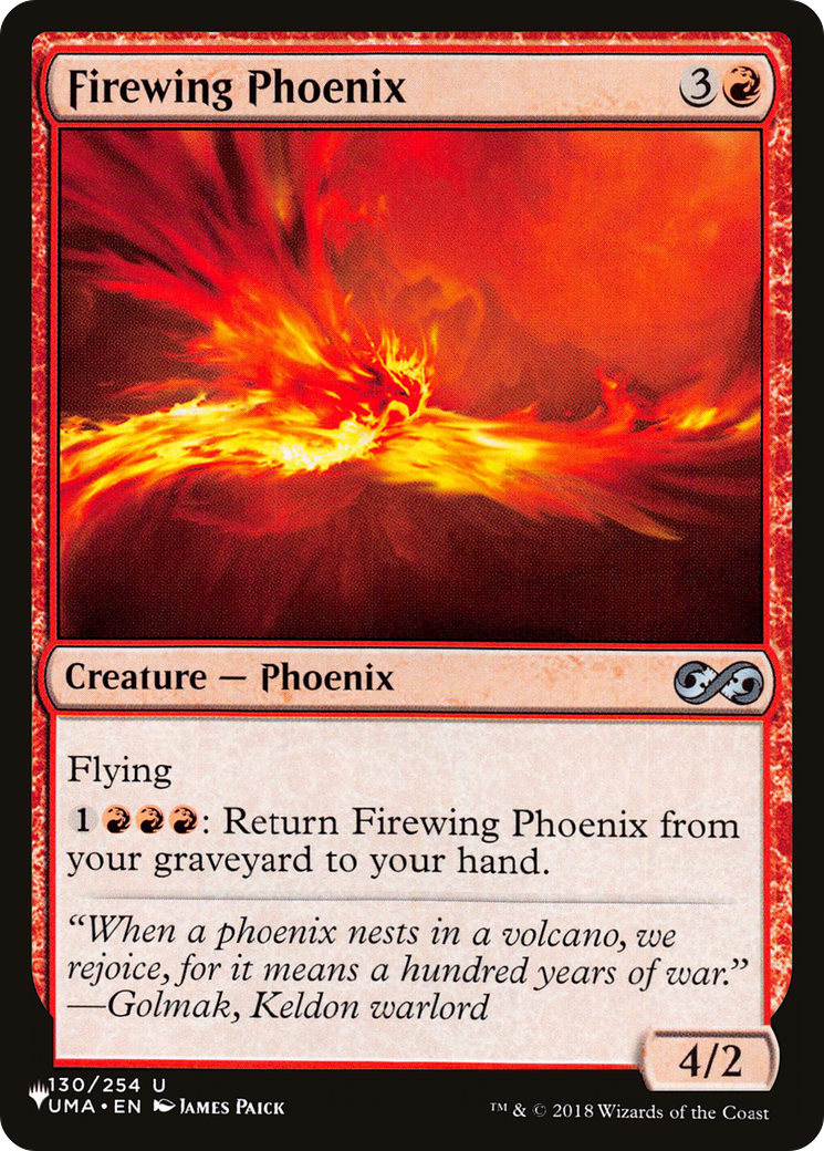 Firewing Phoenix [The List Reprints] | Game Master's Emporium (The New GME)