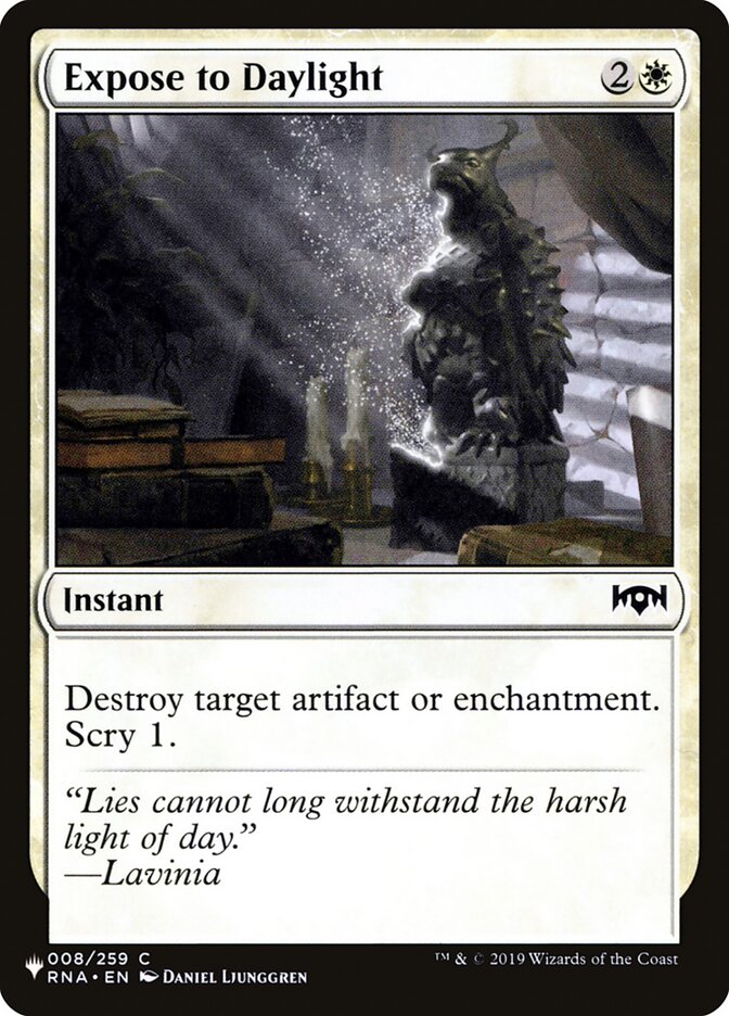 Expose to Daylight [The List] | Game Master's Emporium (The New GME)