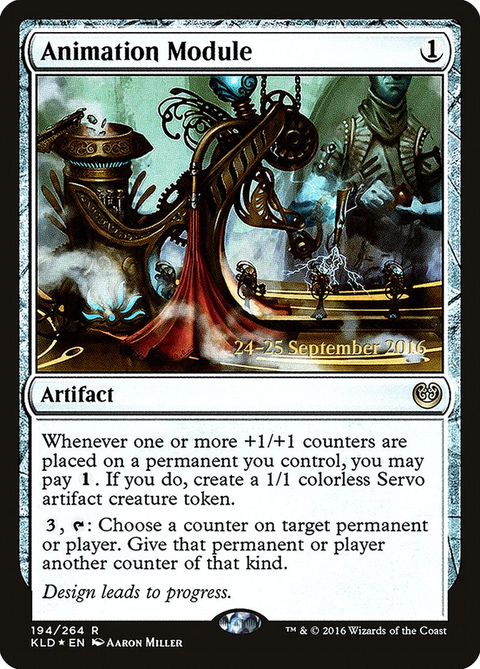 Animation Module [Kaladesh Prerelease Promos] | Game Master's Emporium (The New GME)