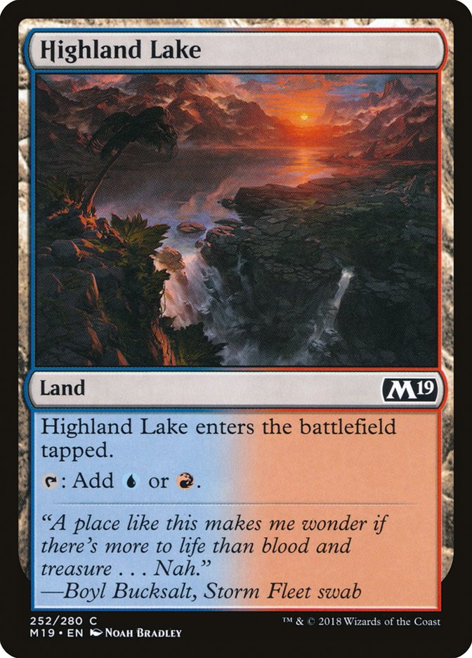 Highland Lake [Core Set 2019] | Game Master's Emporium (The New GME)