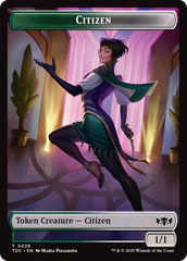 Eldrazi // Citizen Double-Sided Token [Tarkir: Dragonstorm Commander Tokens] | Game Master's Emporium (The New GME)