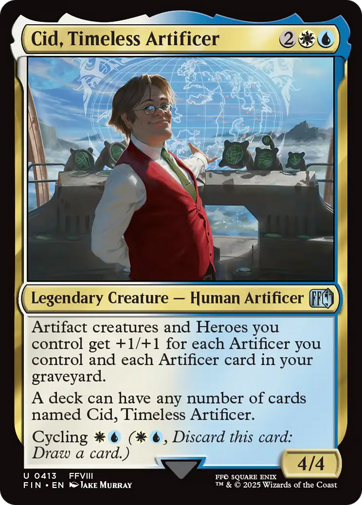 Cid, Timeless Artificer (0413) [FINAL FANTASY] | Game Master's Emporium (The New GME)
