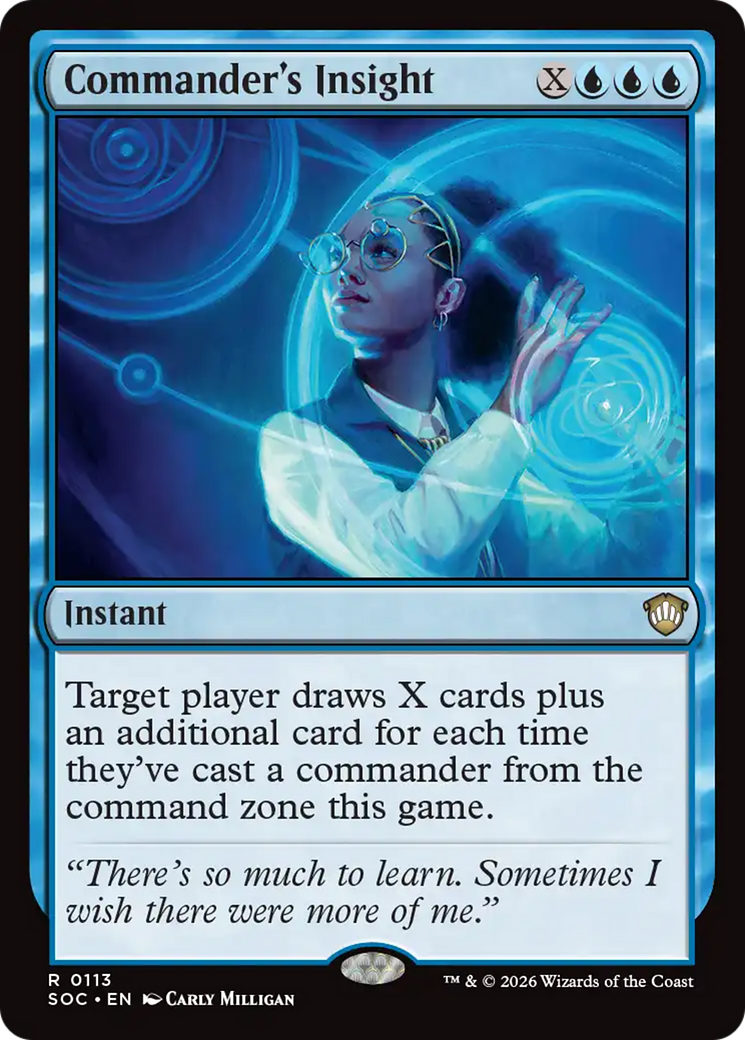 Commander's Insight [Secrets of Strixhaven Commander] | Game Master's Emporium (The New GME)