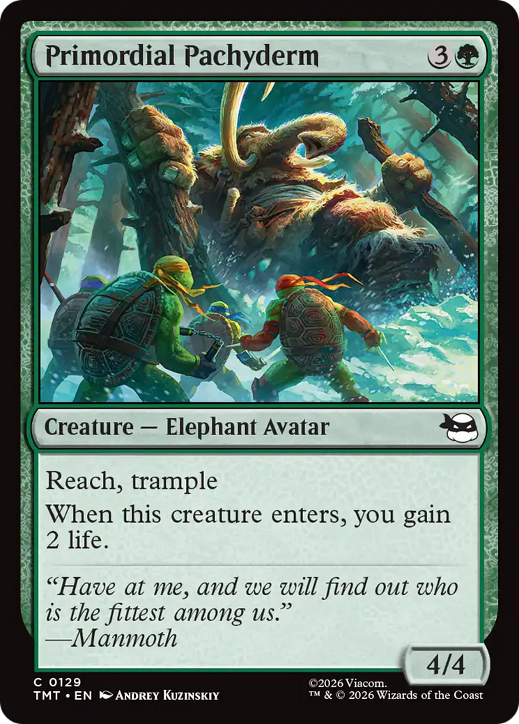 Primordial Pachyderm [Teenage Mutant Ninja Turtles] | Game Master's Emporium (The New GME)