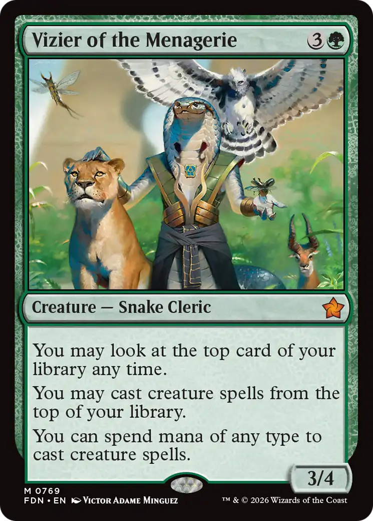 Vizier of the Menagerie (0769) [Foundations] | Game Master's Emporium (The New GME)