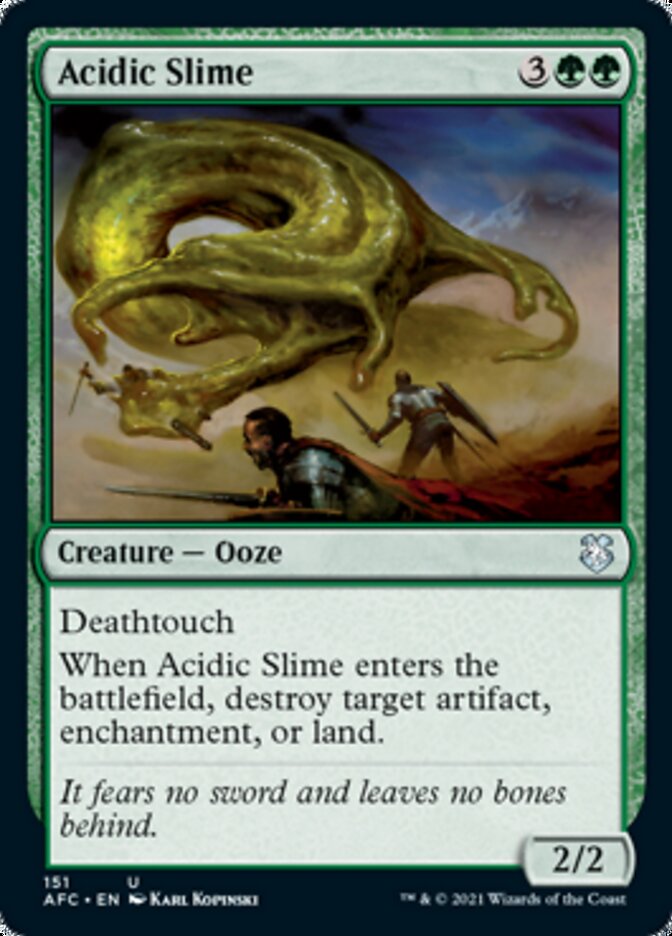 Acidic Slime [Dungeons & Dragons: Adventures in the Forgotten Realms Commander] | Game Master's Emporium (The New GME)