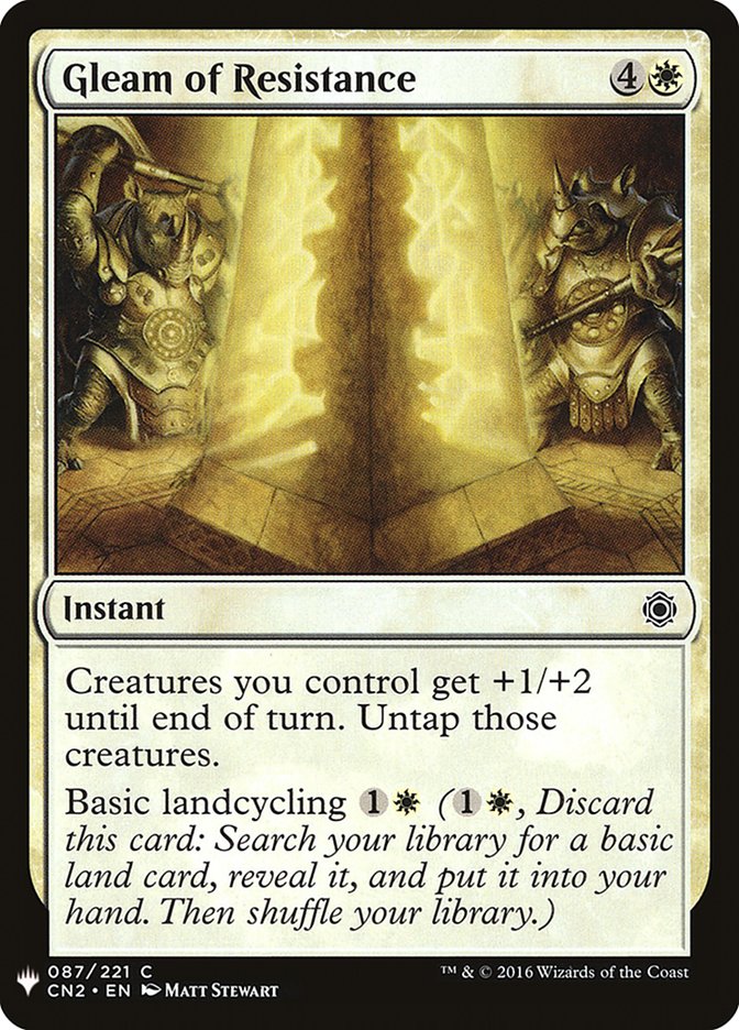Gleam of Resistance [Mystery Booster] | Game Master's Emporium (The New GME)