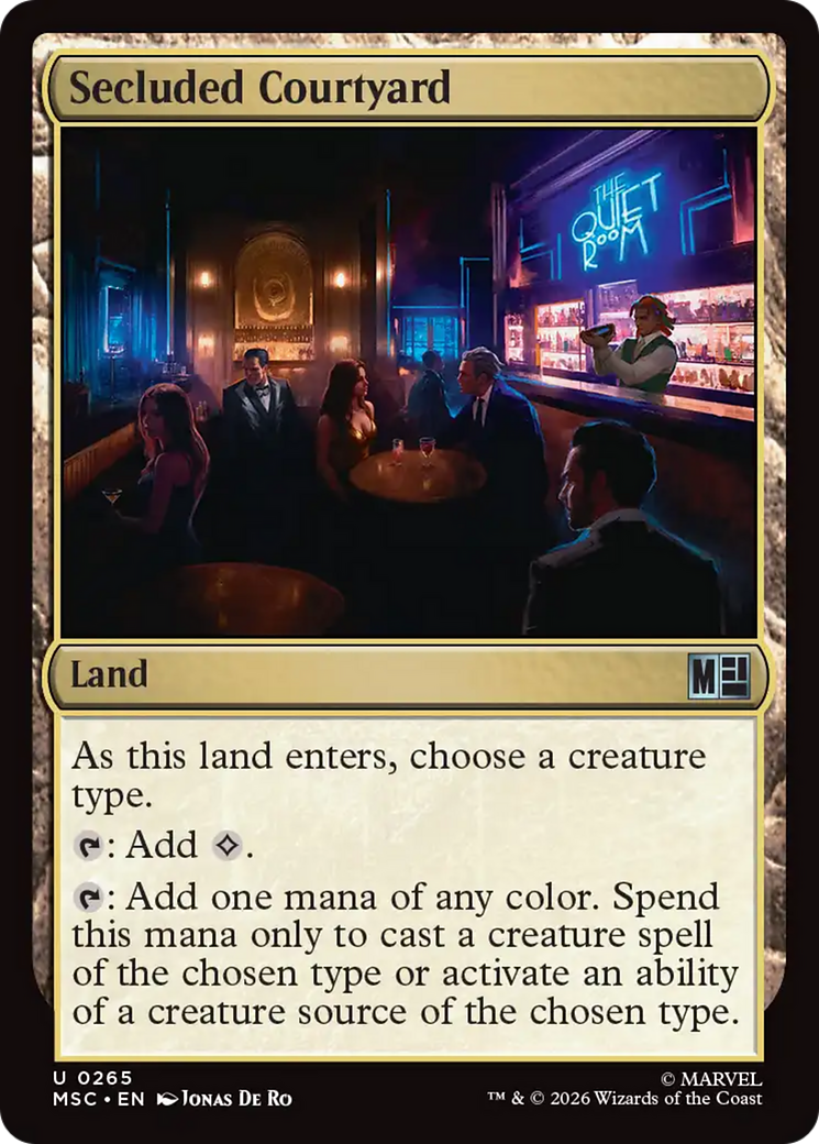Secluded Courtyard [Marvel Super Heroes Commander] | Game Master's Emporium (The New GME)