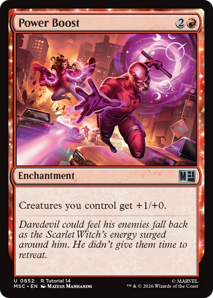 Power Boost (0852) [Marvel Super Heroes Commander] | Game Master's Emporium (The New GME)