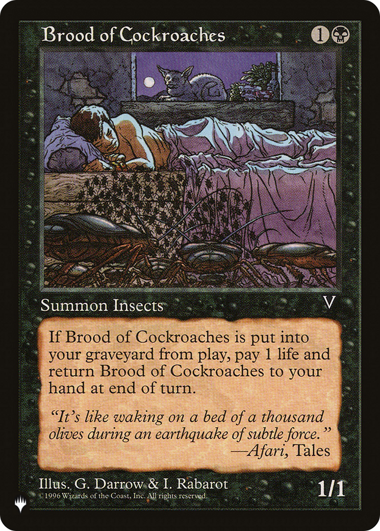 Brood of Cockroaches [The List Reprints] | Game Master's Emporium (The New GME)