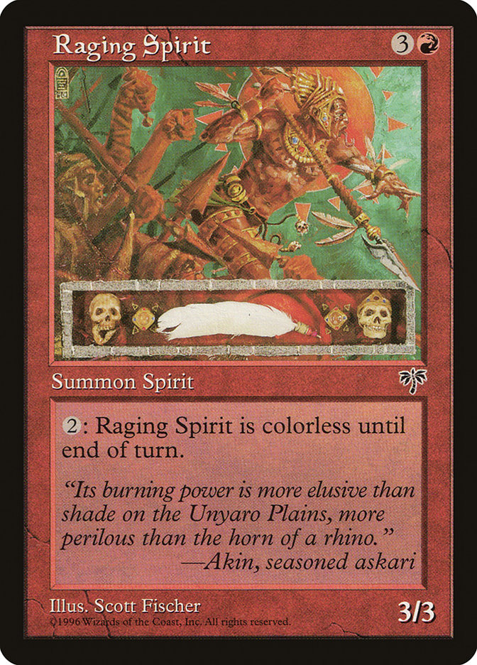 Raging Spirit [Mirage] | Game Master's Emporium (The New GME)