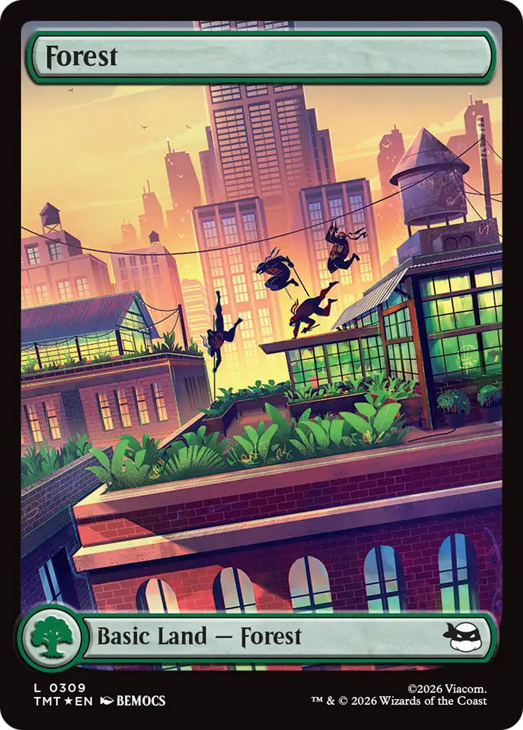 Forest (0309) (Surge Foil) [Teenage Mutant Ninja Turtles] | Game Master's Emporium (The New GME)