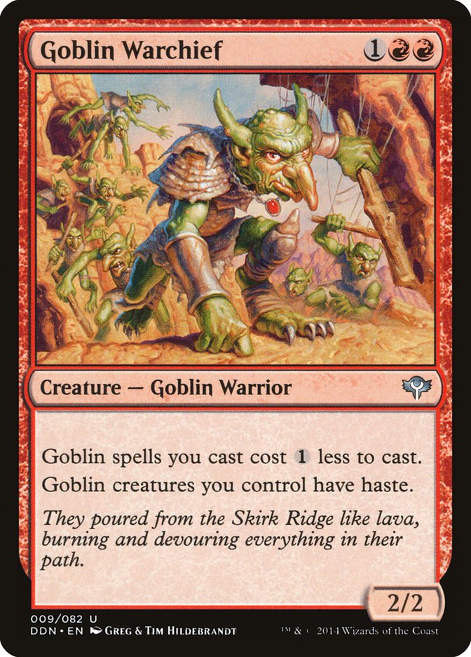 Goblin Warchief [Duel Decks: Speed vs. Cunning] | Game Master's Emporium (The New GME)